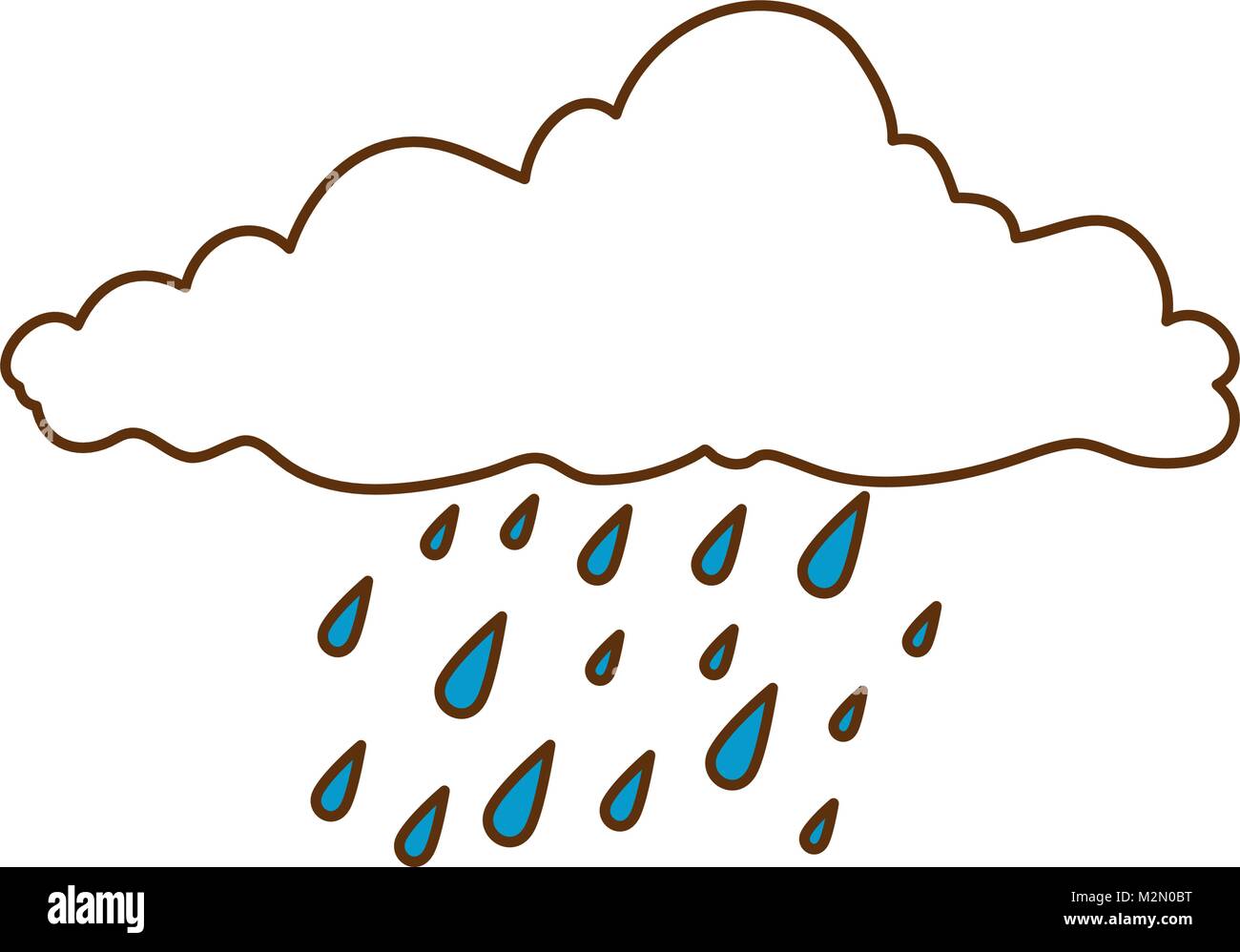 weather cloud rainy icon Stock Vector Image & Art - Alamy