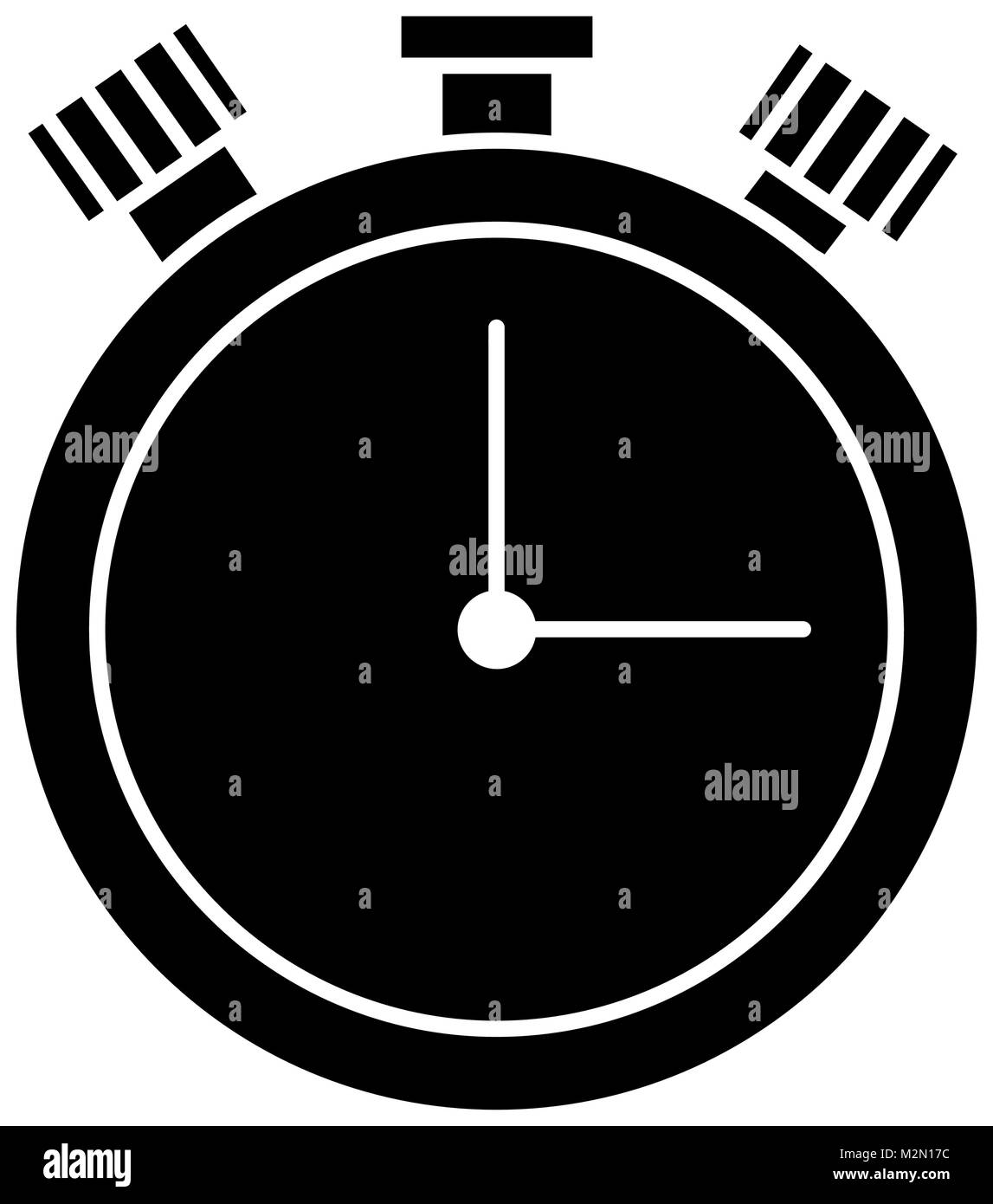 chronometer time clock isolated icon Stock Vector Image & Art - Alamy