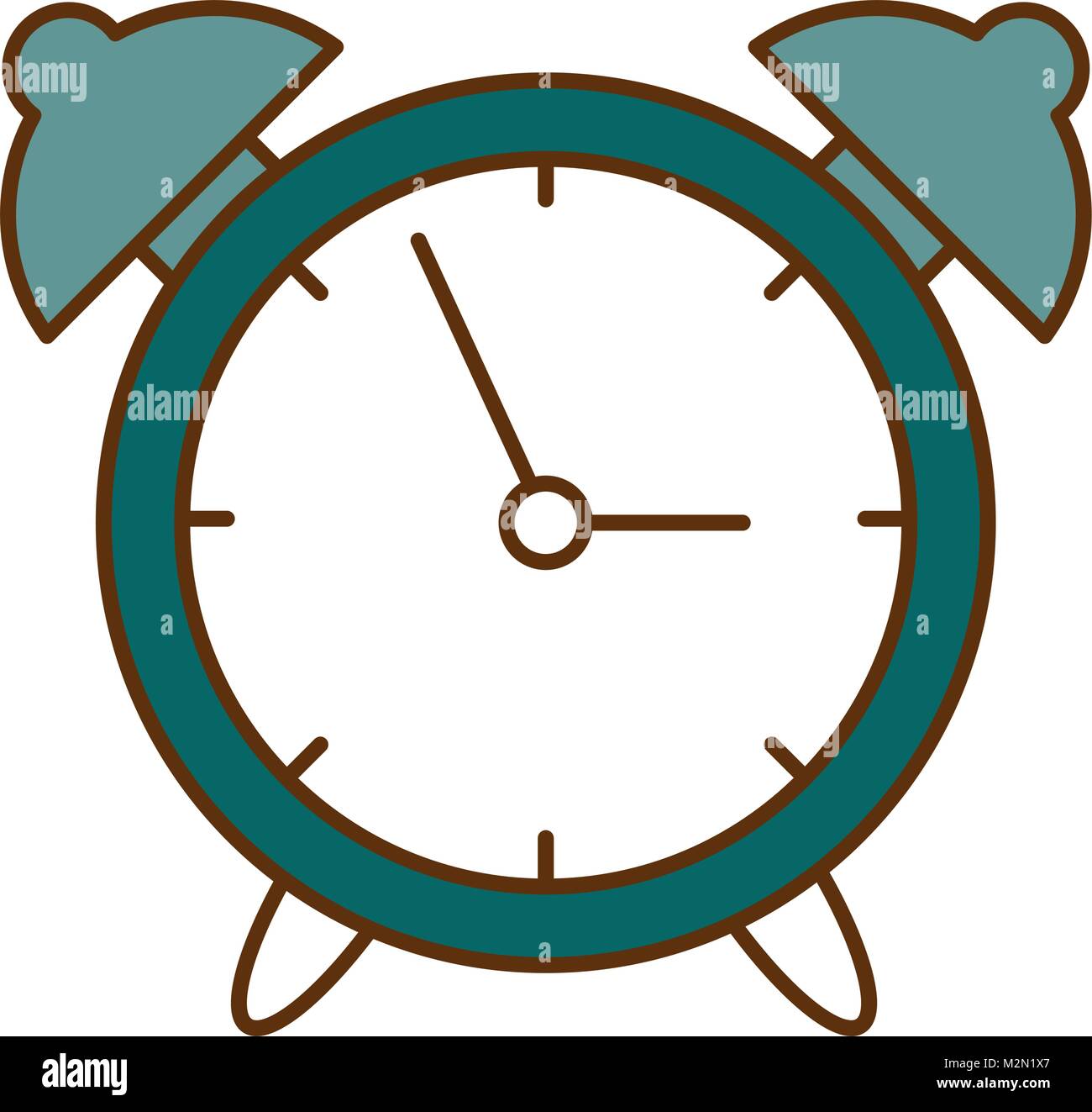alarm time clock isolated icon Stock Vector Image & Art - Alamy