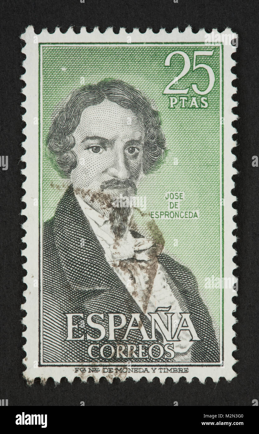 Spanish postage stamp Stock Photo Alamy