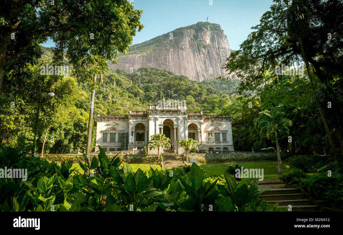 Visual Arts School of Parque Enrique Lage in Rio de Janeiro, Brazil Stock Photo