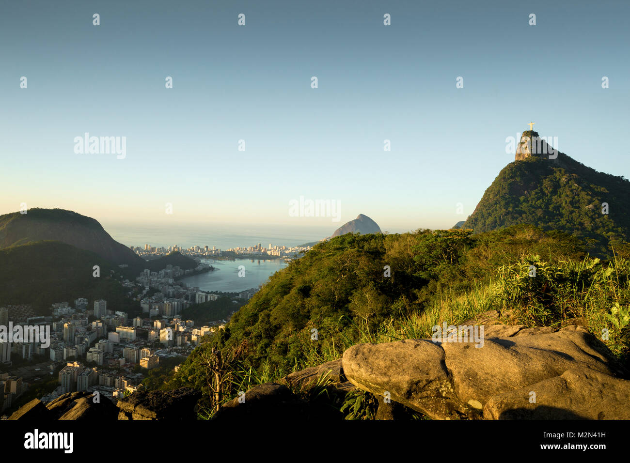 Panorama of Rio de Janeiro, Brazil Stock Photo