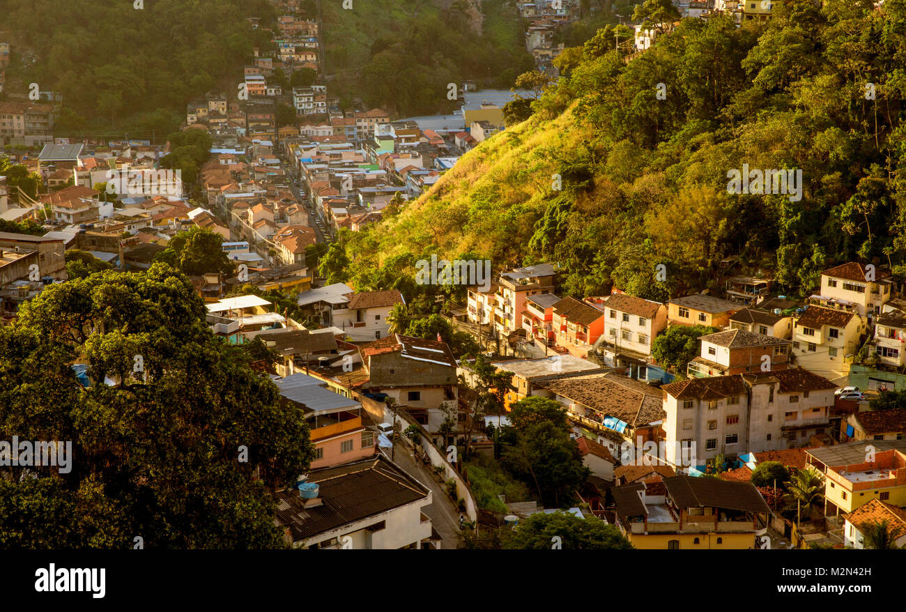 Santa Teresa district in Rio de Janeiro, Brazil Stock Photo