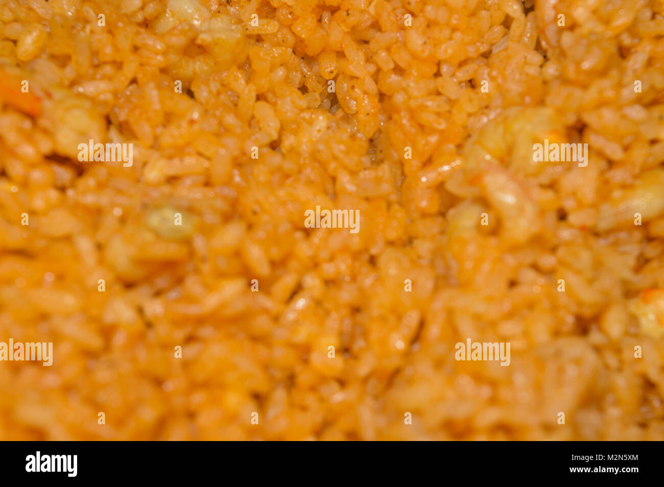 homemade fried rice with shrimp and garlic Stock Photo - Alamy