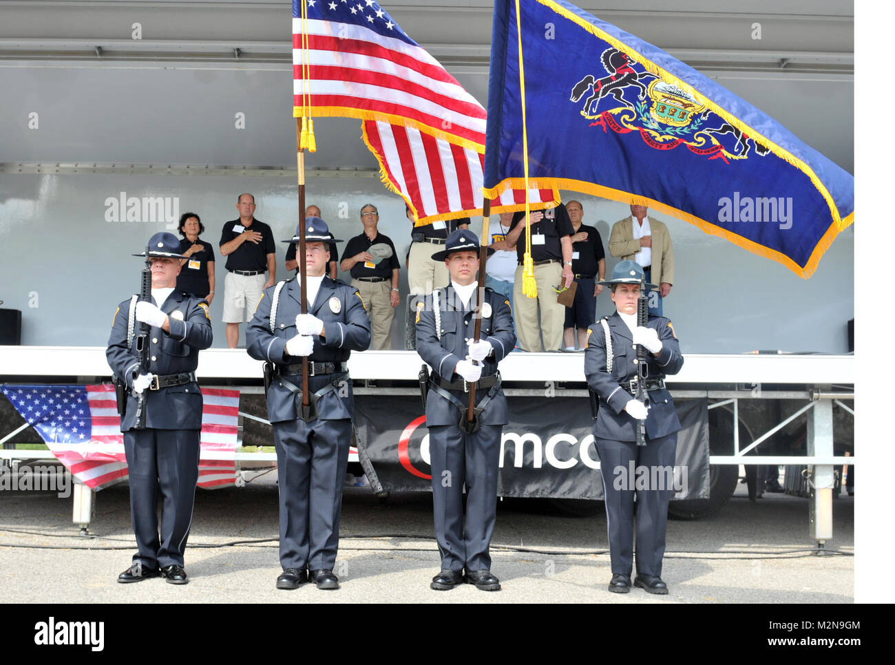 20110910AB58180001 The McCandless Police Department Honor Guard