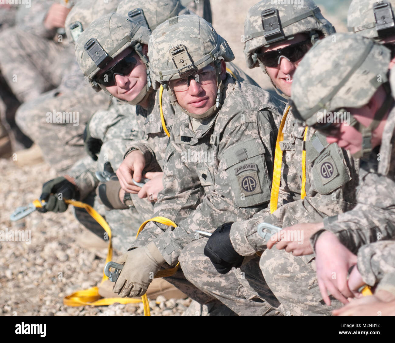 Paratroopers with 1st Brigade, 82nd Airborne Division (Advise and