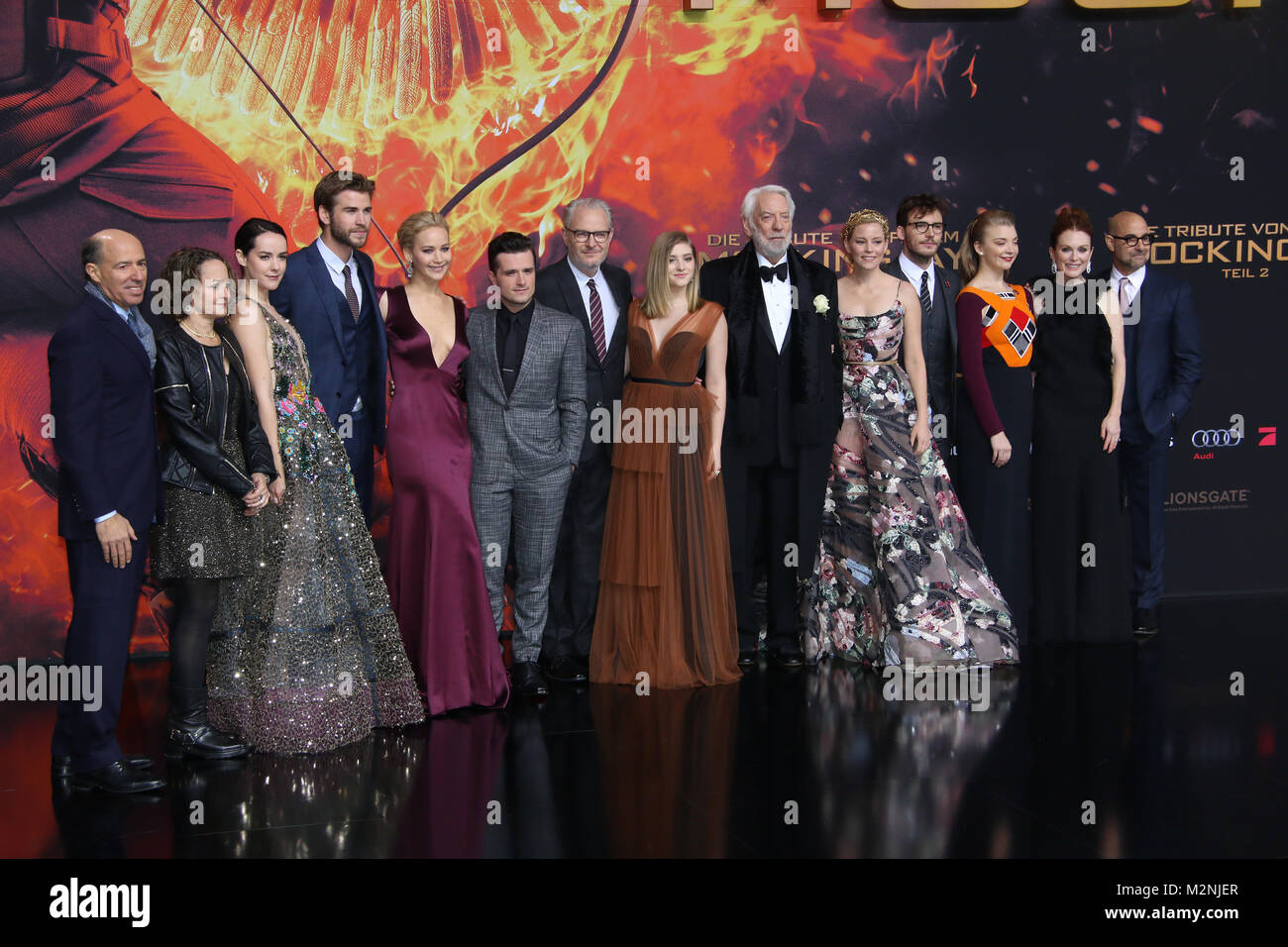 Weltpremiere Von Die Tribute Von Panem Mockingjay Teil 2 4 Stock