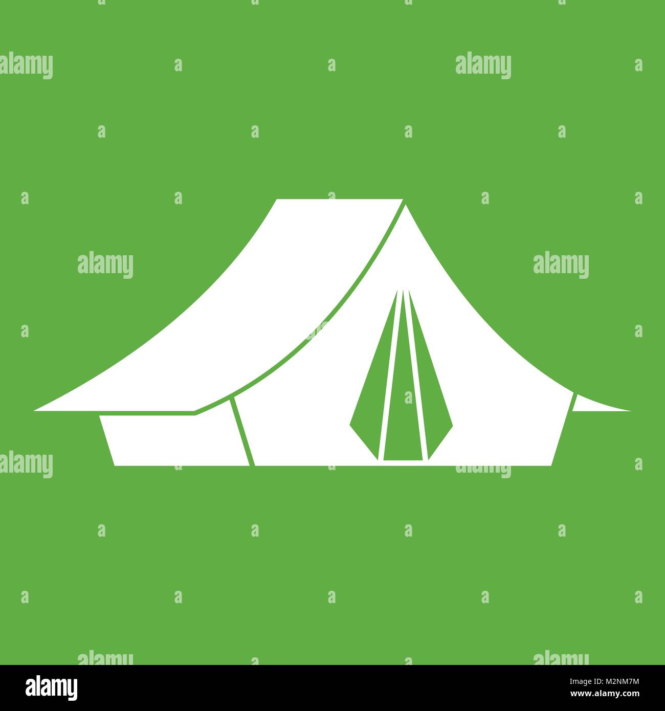 Camping tent icon green Stock Vector Image & Art - Alamy