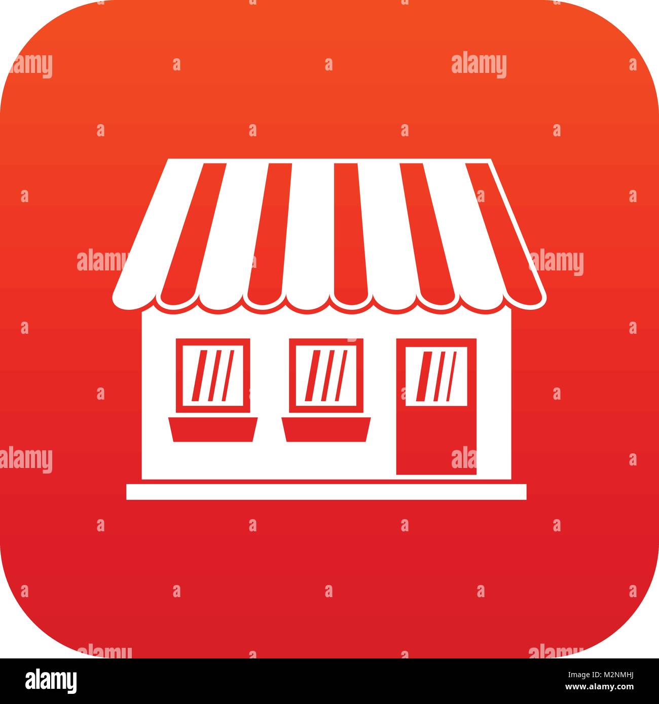 Shop icon digital red Stock Vector Image & Art - Alamy
