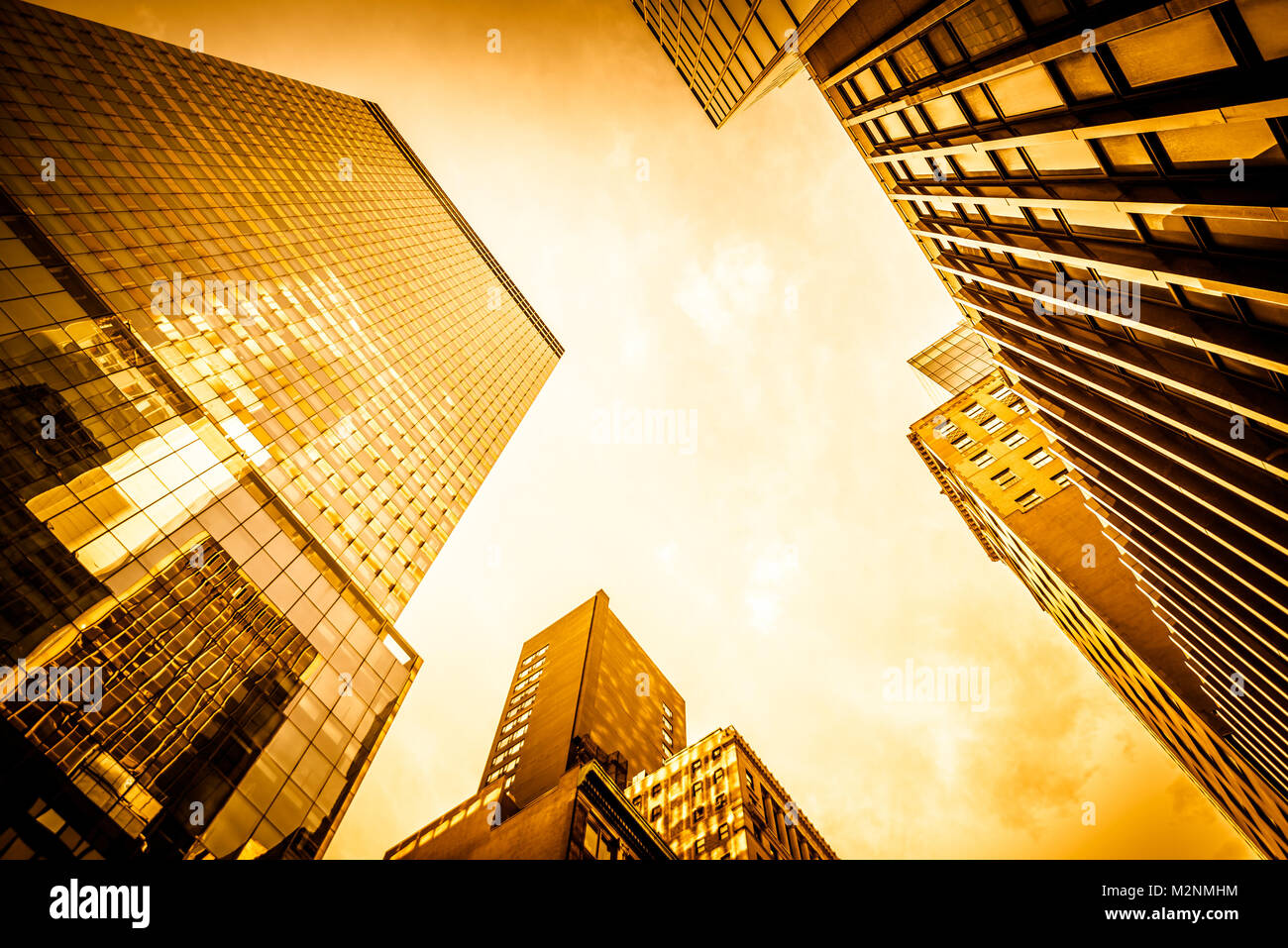 New york city buildings view Stock Photo Alamy