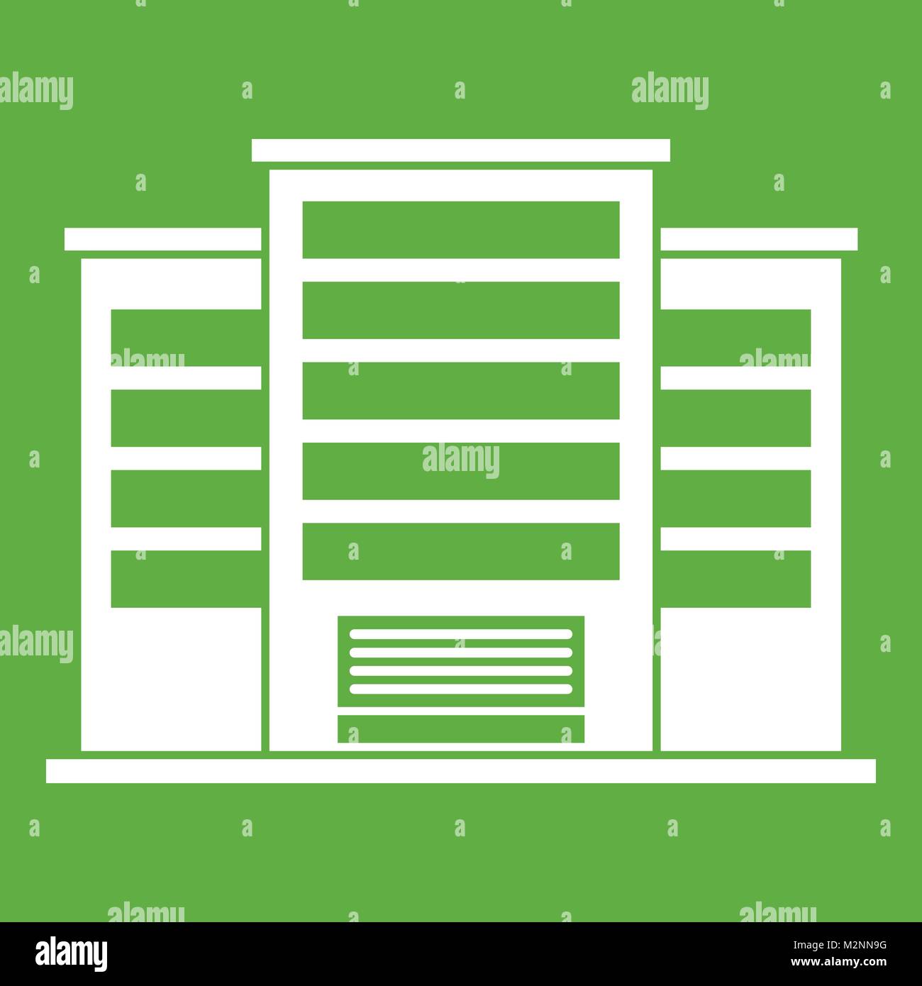 Industrial building icon green Stock Vector Image & Art - Alamy