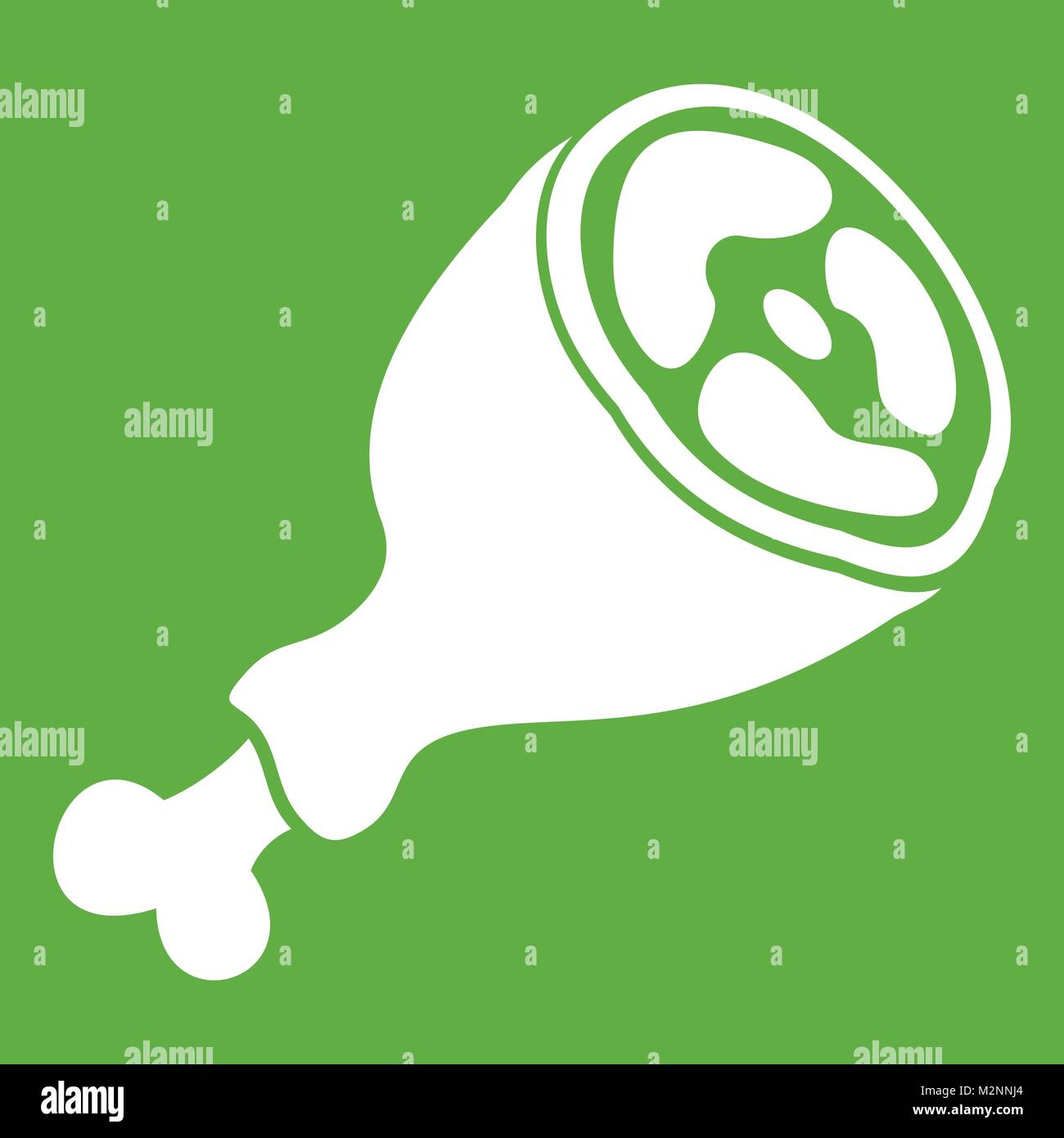 Piece of meat icon green Stock Vector Image & Art - Alamy