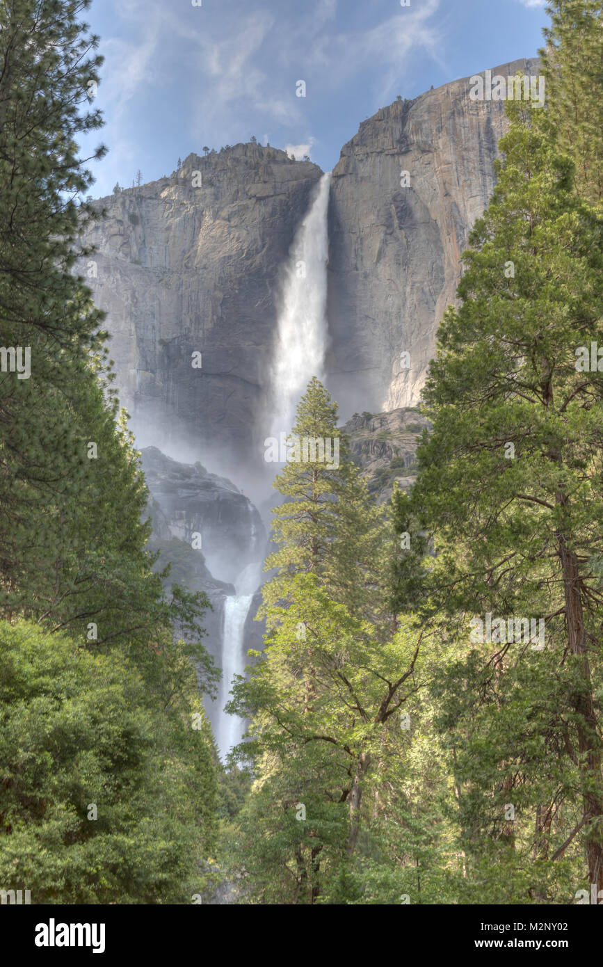 Yosemite falls Stock Photo