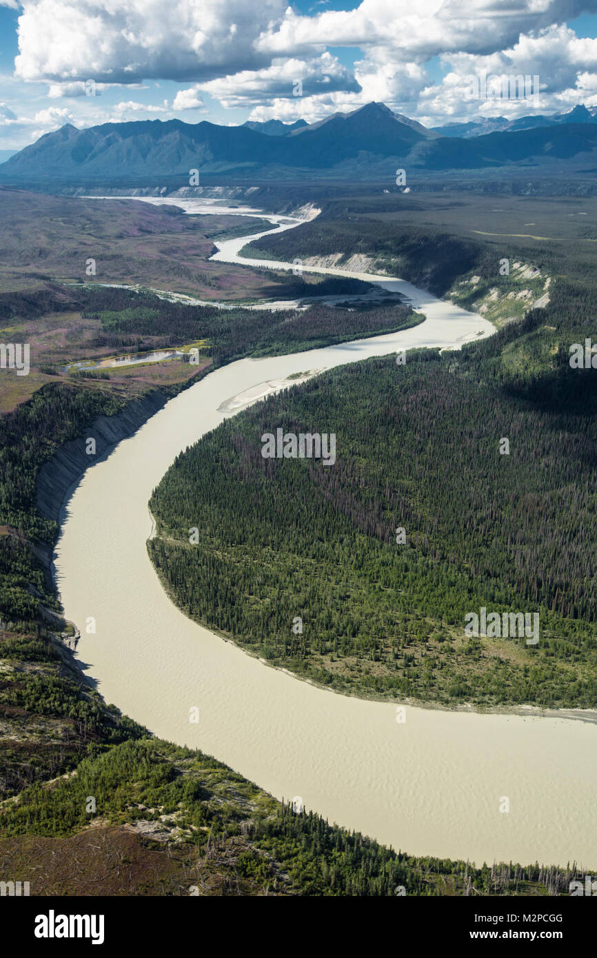 Chitina River and Tebay River Confluence Stock Photo Alamy