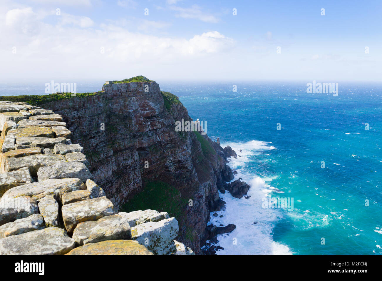 View of Cape of Good Hope South Africa. African landmark. Navigation 