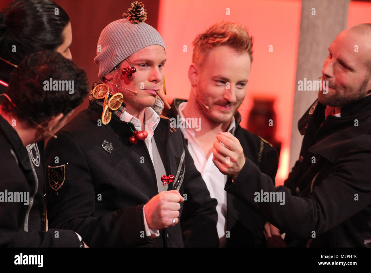 Voxxclub, Die grosse Show der Weihnachtslieder, praesentiert von Stefanie Hertel (Ausstrahlung 05.12.2015), Suhl, 13.11.2015 Stock Photo