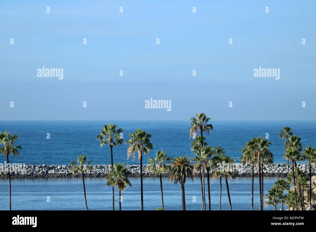 Little Corona Beach in Newport Beach California Stock Photo