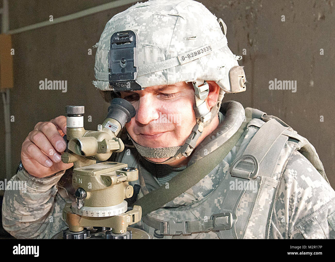Soldier practices field artillery skill. CONTINGENCY OPERATING SITE MAREZ, Iraq Sergeant 1st
