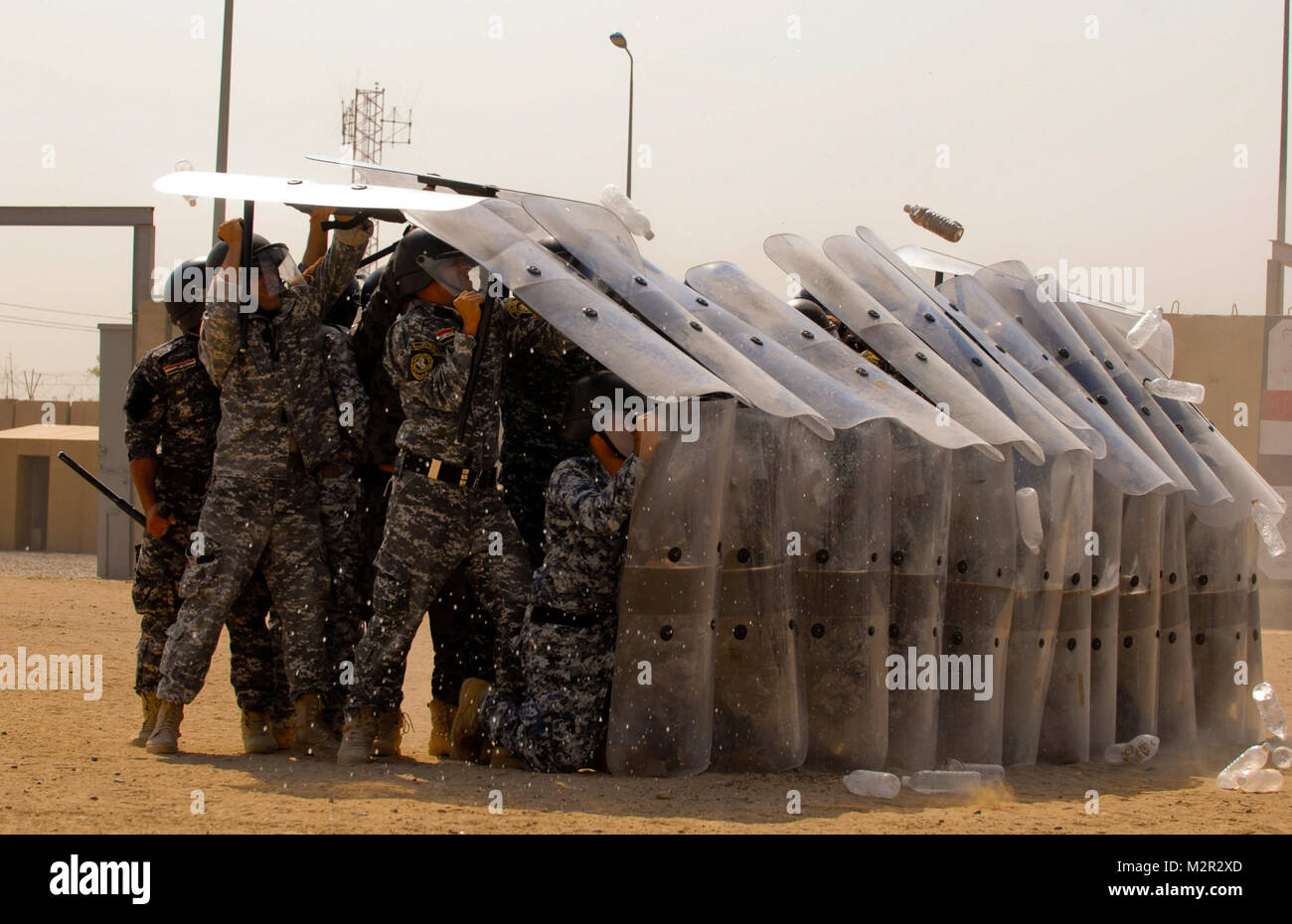 Civil disorder management course by United States Forces - Iraq (Inactive) Stock Photo