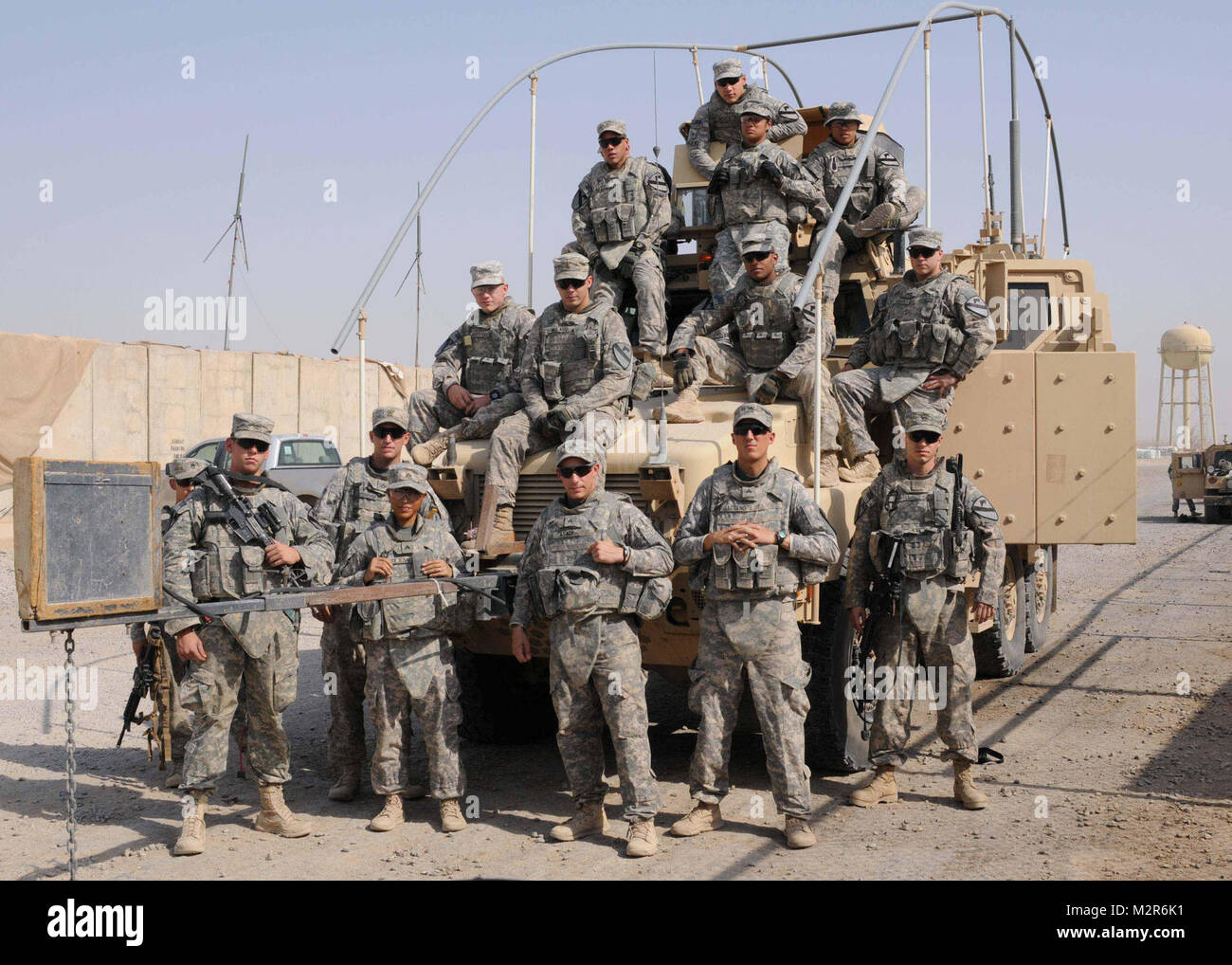 Soldiers of Headquarters Battery, 2nd Battalion, 82nd Field Artillery