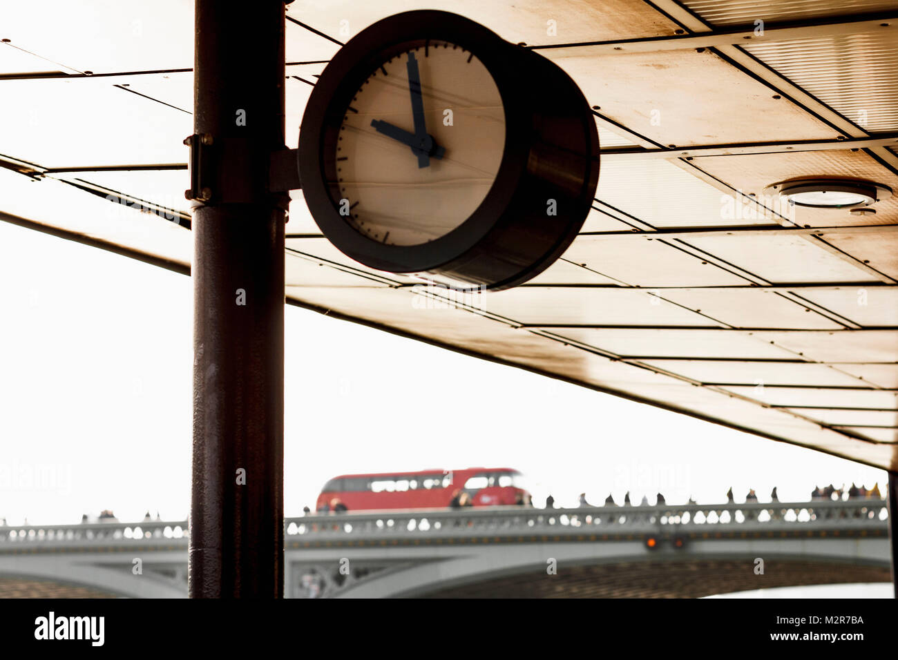 A clock in London, England, Great Britain Stock Photo Alamy