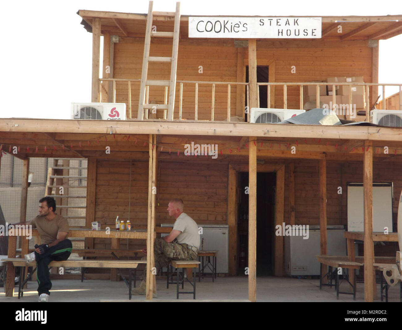 Cookies' steakhouse, is a dining facility for deployed Soldiers at ...