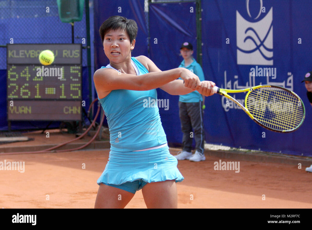 Qatar Telecom German Open, 04.05.2008, Berlin, Qualifikation, Meng Yuan (CHN) Stock Photo