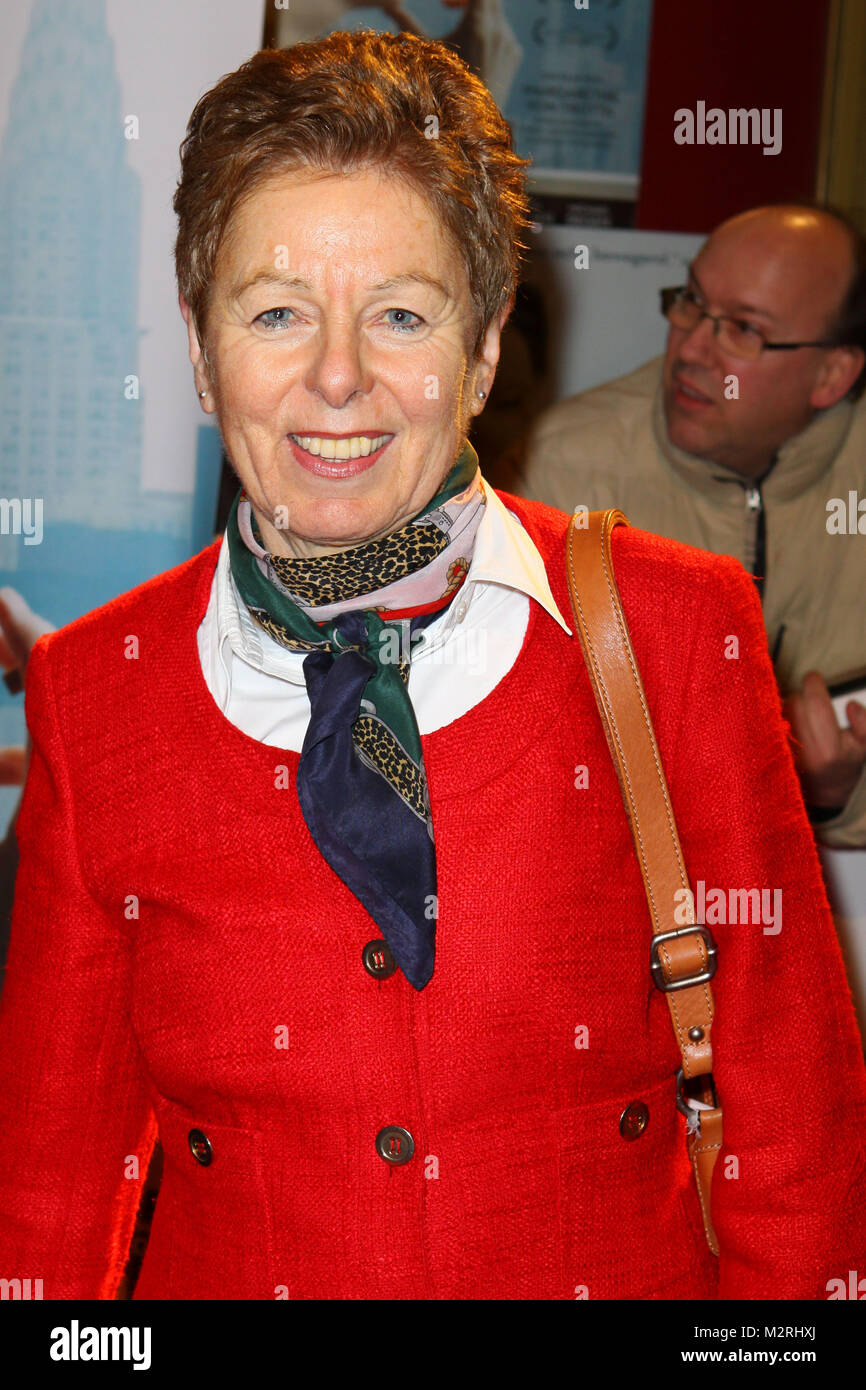 Dr Angelica Schwall-Dueren (Ministerin für Bundesangelegenheiten, Europa und Medien NRW), Filmpremiere Hannah Arendt, Kino Lichtburg, Essen, 08.01.2013 Stock Photo