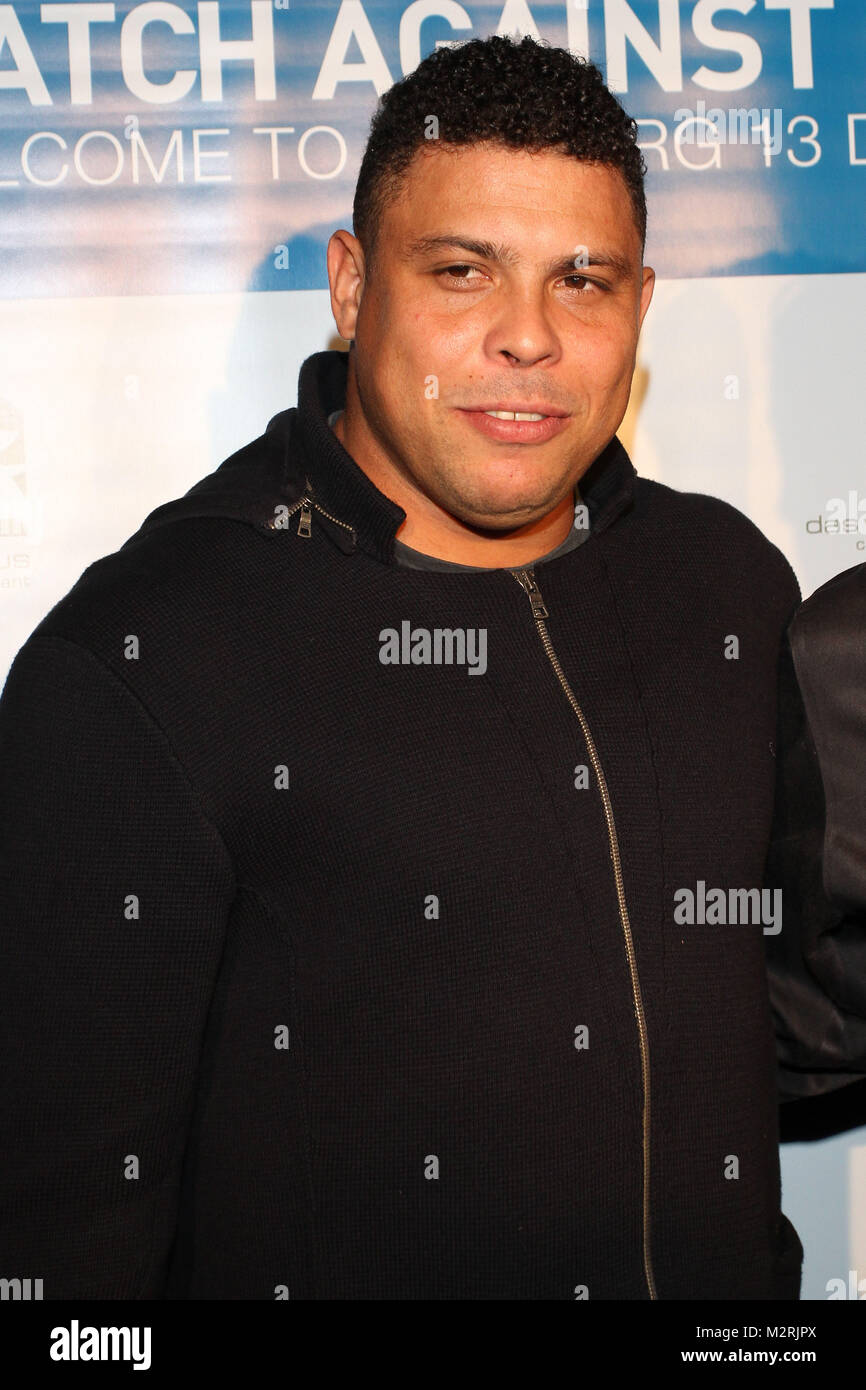 Ronaldo Nazario Match Against Poverty Empfang Weisses Haus