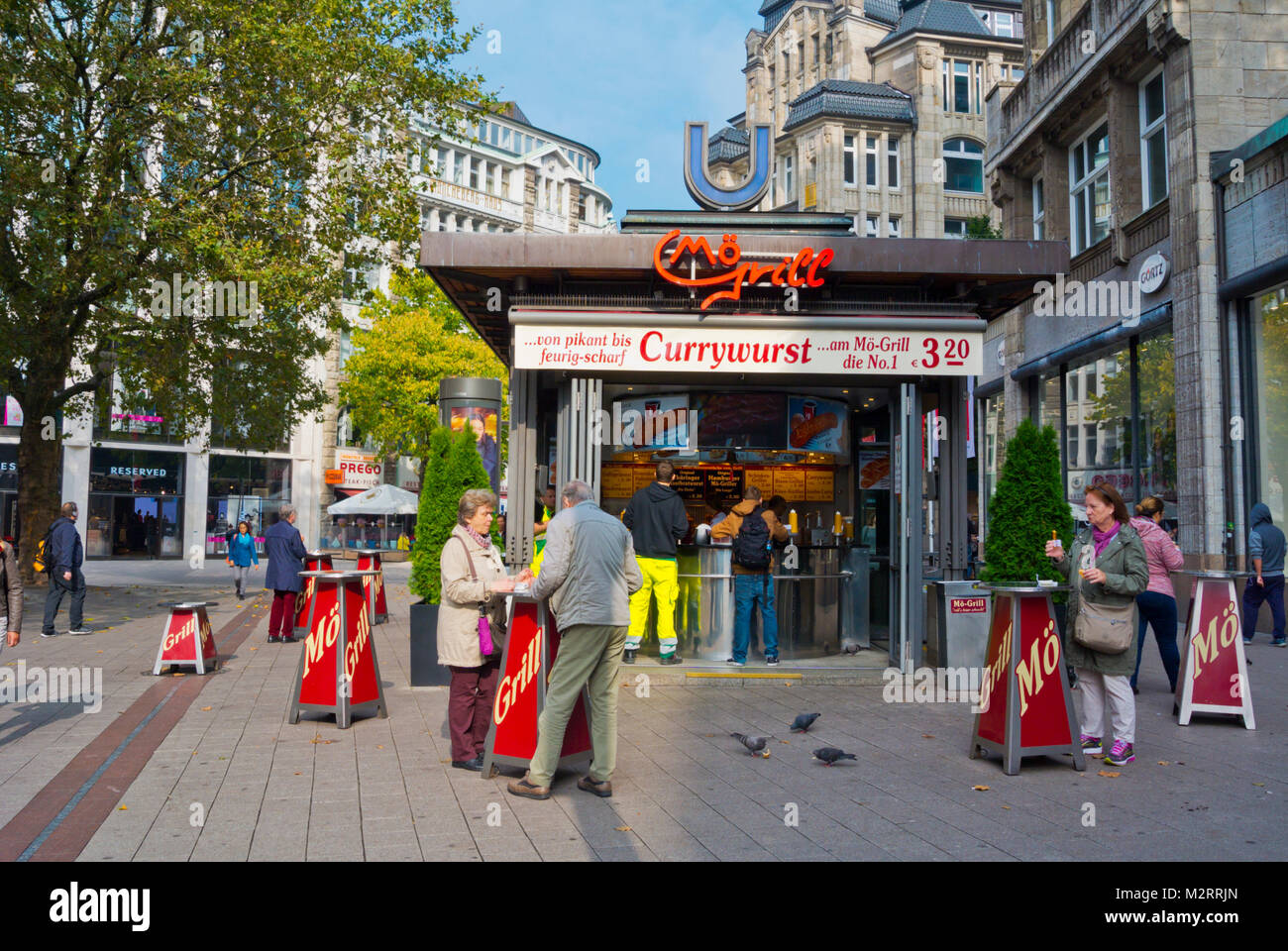 MöGrill, Mönckerbergstrasse, Hamburg, Germany Stock Photo Alamy
