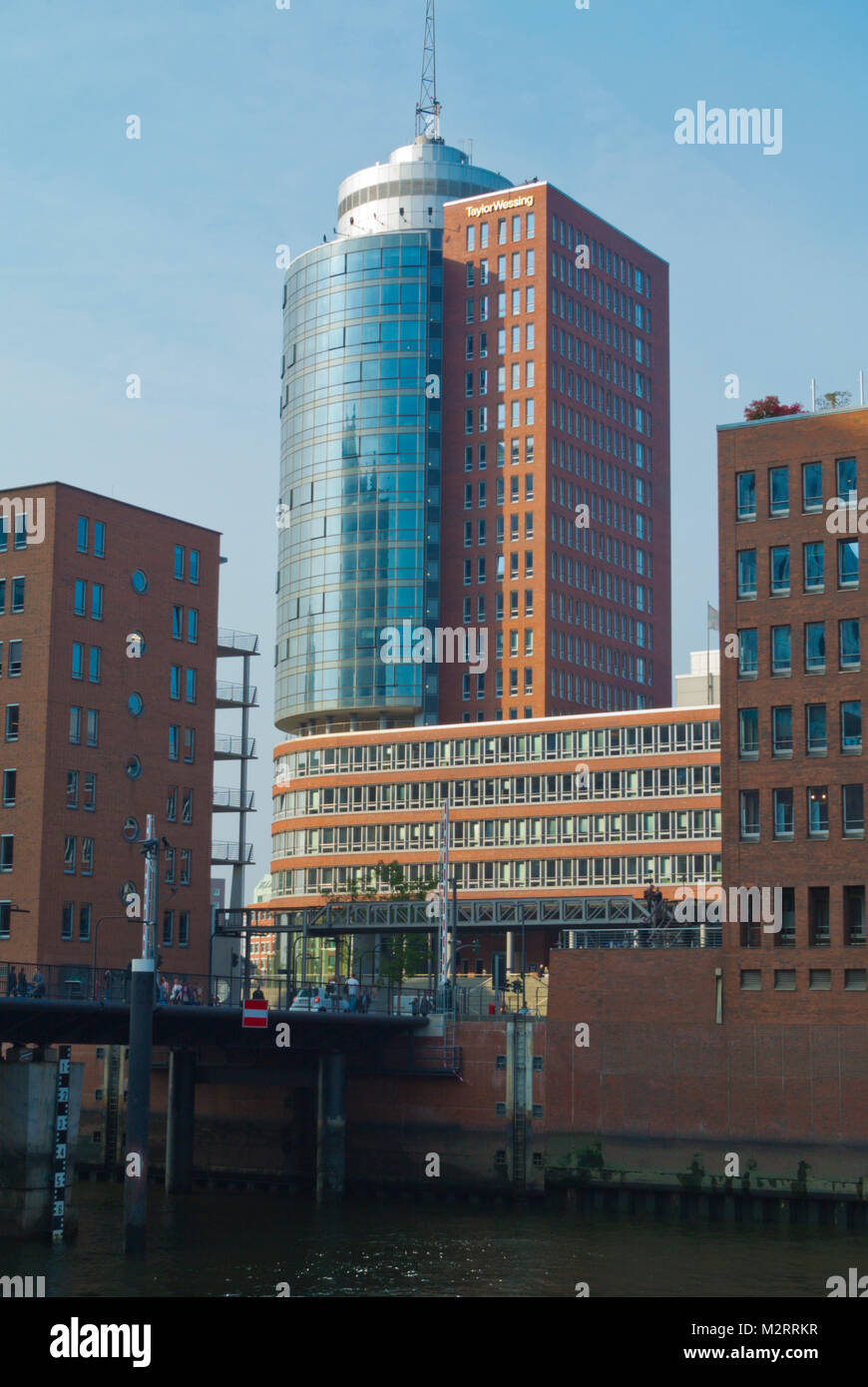 Columbus Haus, Sandtorkai, Speicherstadt, Hamburg, Germany Stock Photo