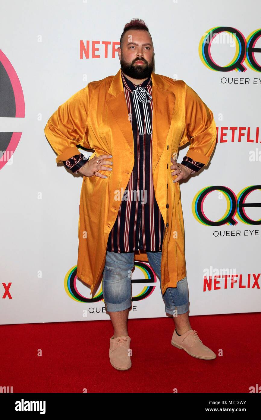 West Hollywood, CA. 7th Feb, 2018. Troy Solomon at arrivals for QUEER EYE Season 1 Premiere, Pacific Design Center, West Hollywood, CA February 7, 2018. Credit: Priscilla Grant/Everett Collection/Alamy Live News Stock Photo