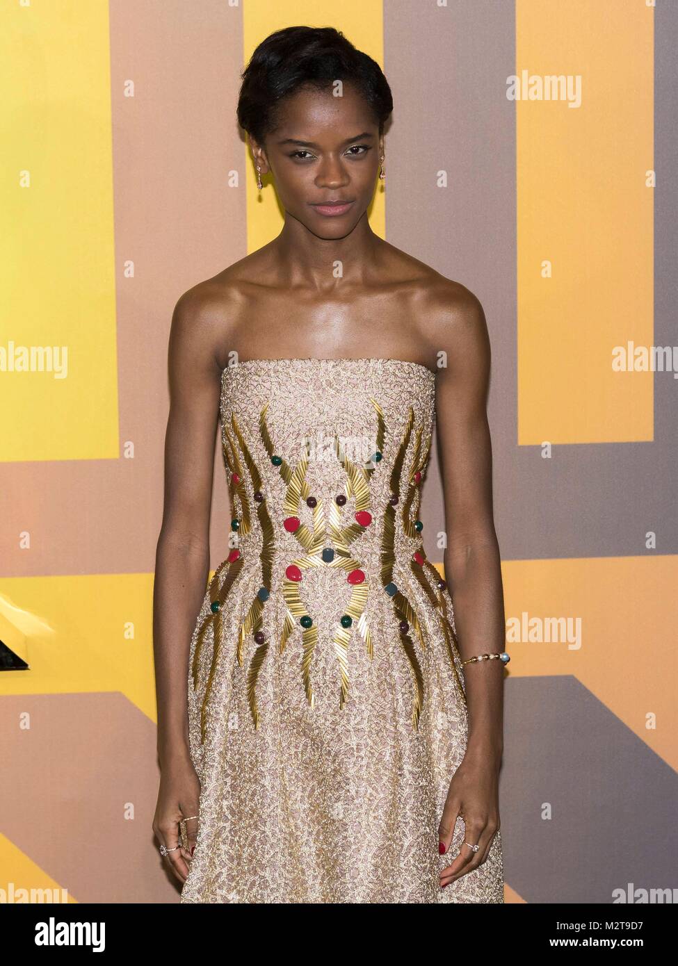 London, UK. 8th February, 2018. Letitia Wright attends BLACK PANTHER ...
