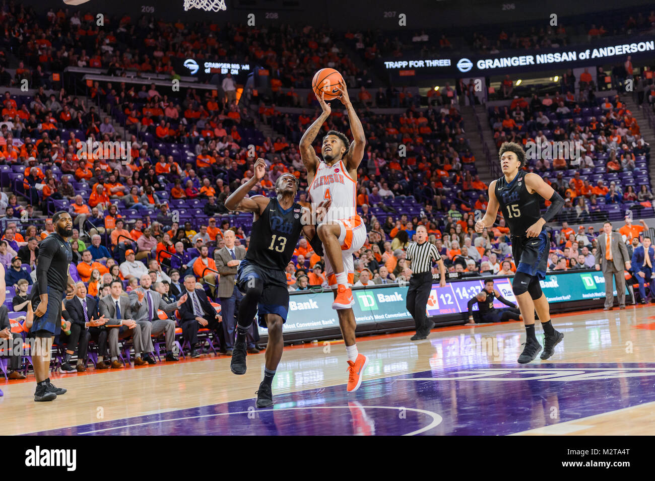 Clemson Tigers Guard Shelton Mitchell 4 During The Ncaa