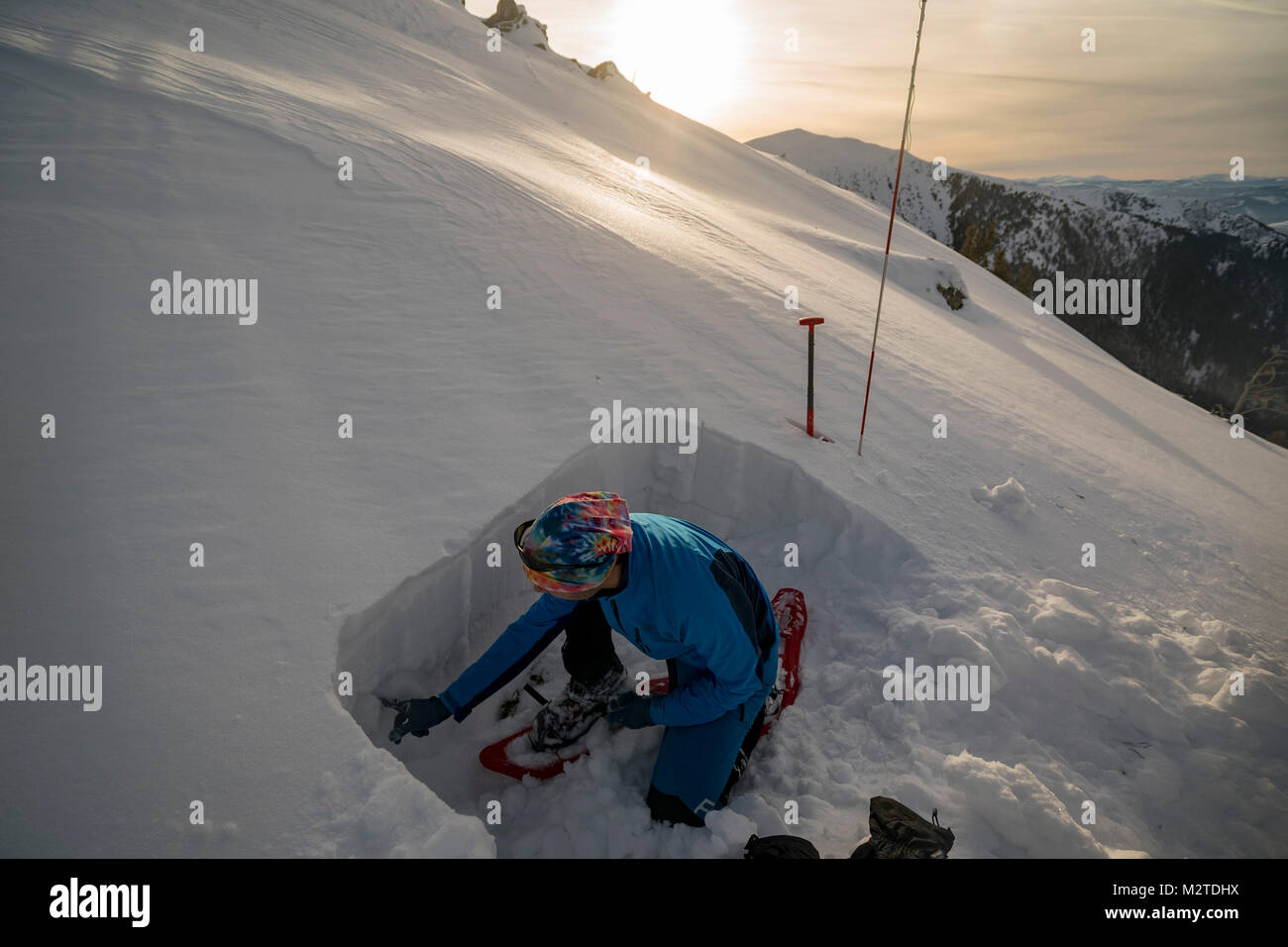 Mountain Leader explains how to avoid avalanches and how to use winter