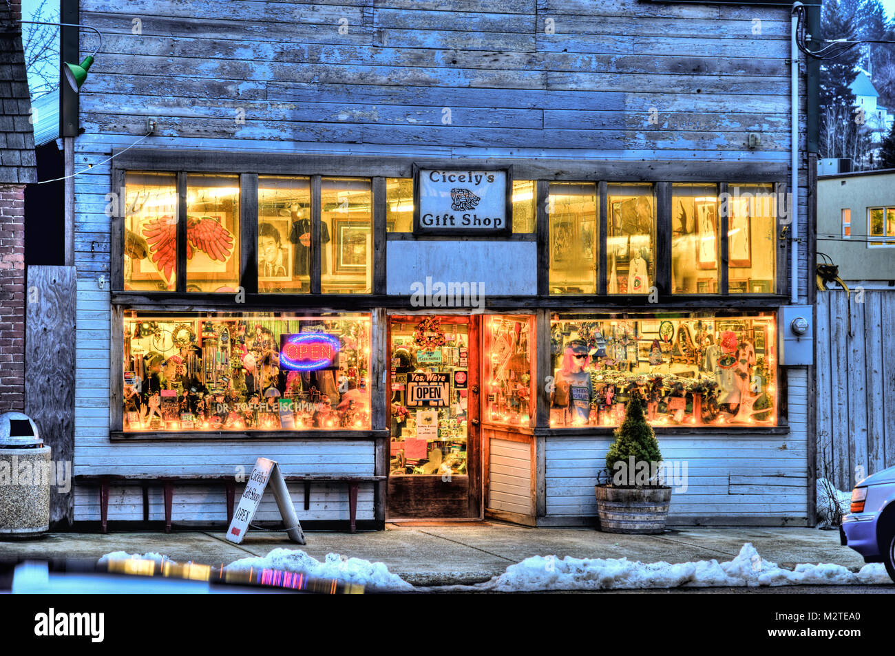 Gift shop in Roslyn: Joel Fleishman's office Stock Photo