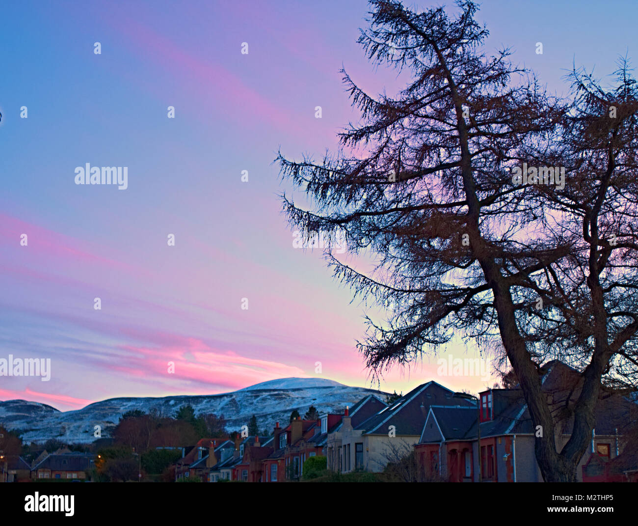 A photograph of the historical village of Colinton and the Pentland