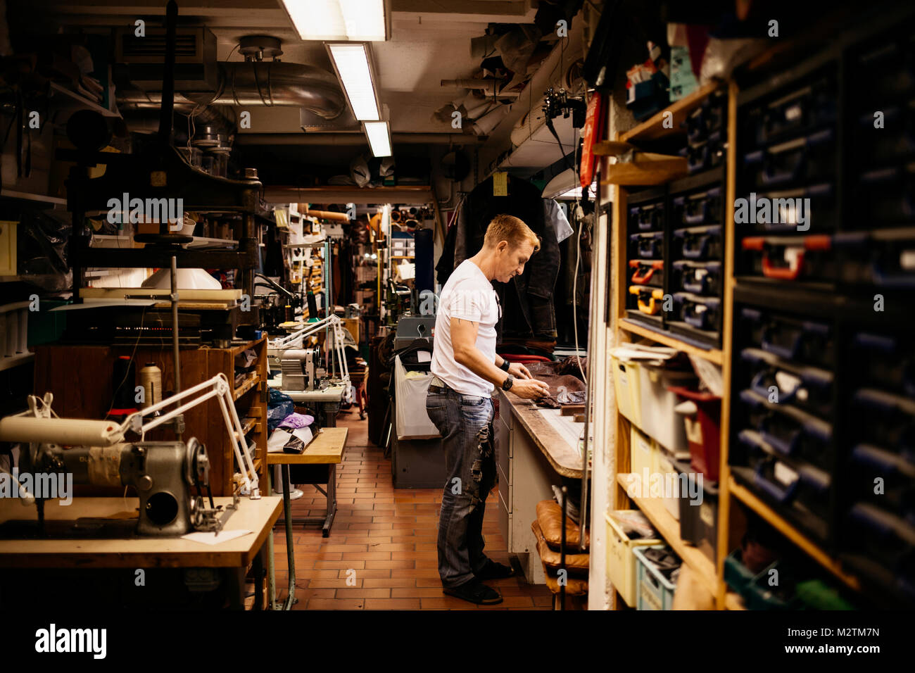 Leather hires stock photography and images Alamy