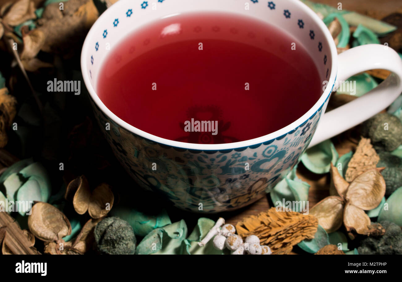 Fruit Tea 1 - Mango and Strawberry Stock Photo