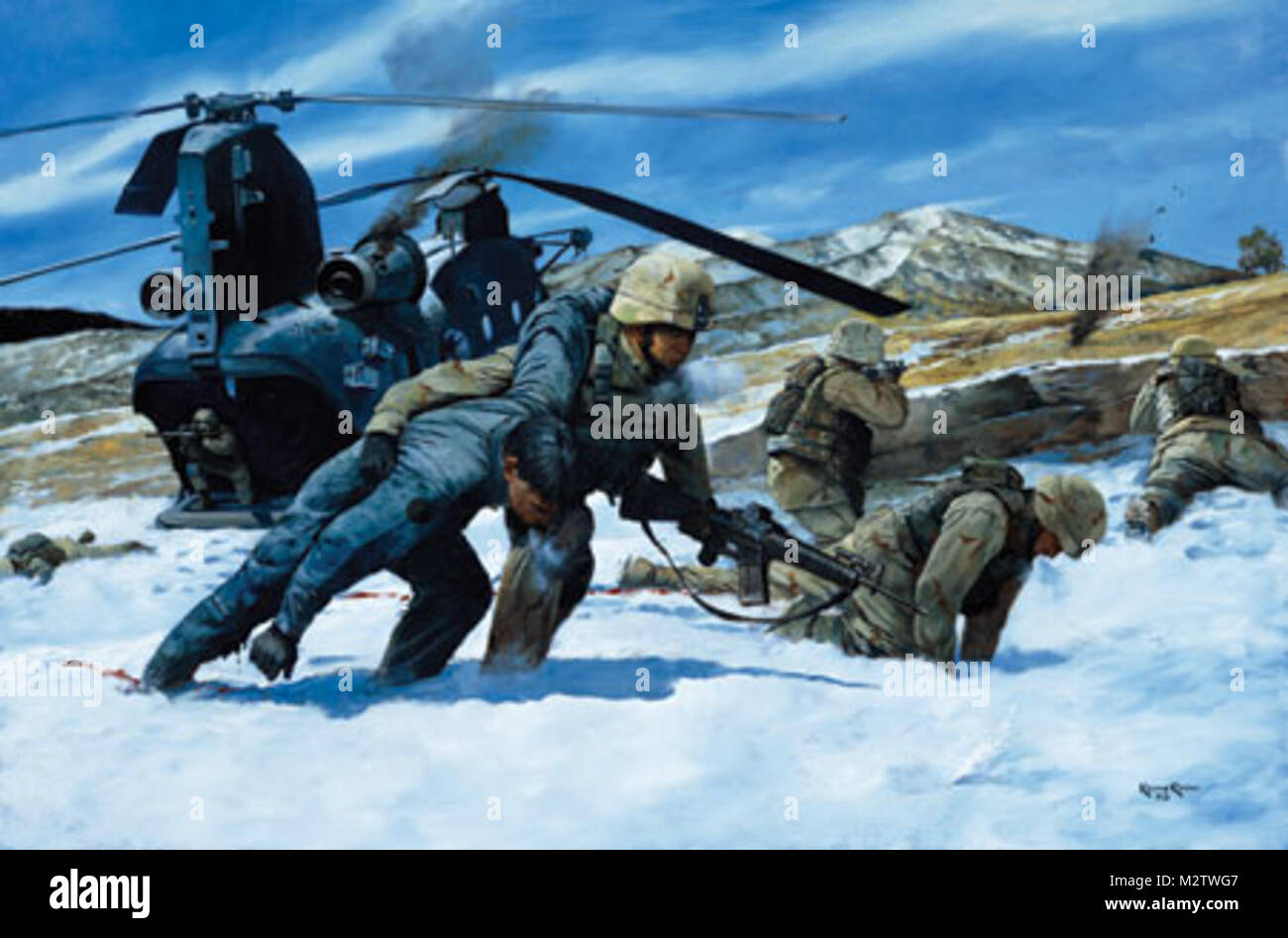 The Battle of Takur Ghar by The National Guard Stock Photo - Alamy