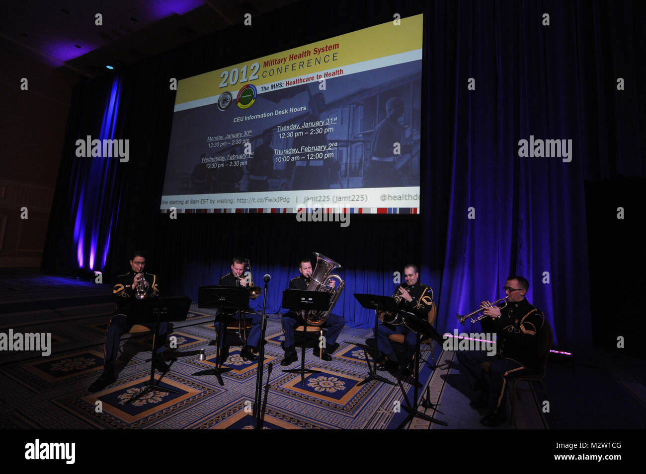 Before The First Plenary Session Service Members Play Music To