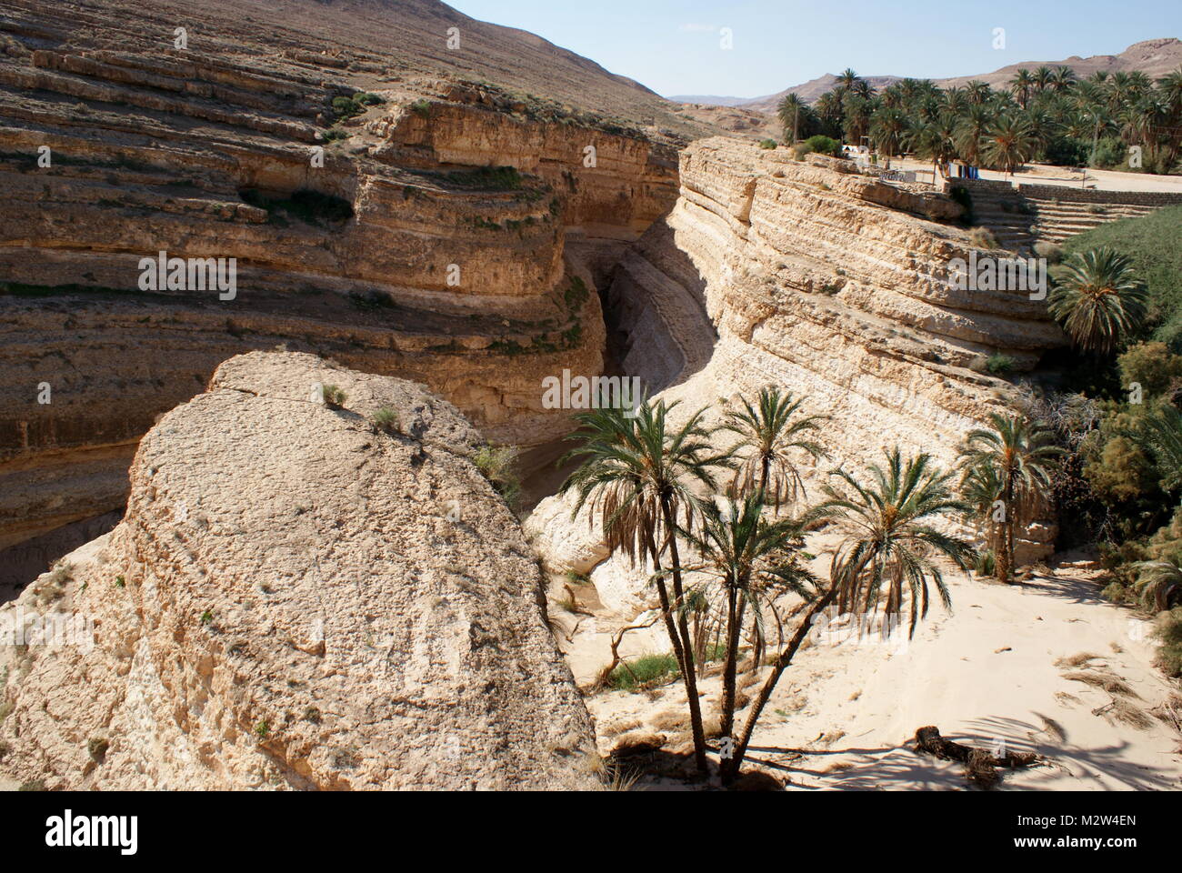 Mides canyon, Tunisia Stock Photo