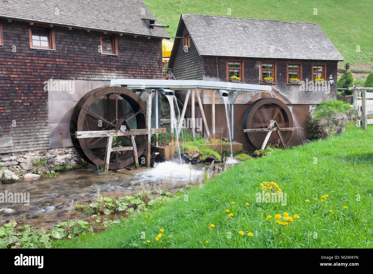 Hexenlochmühle close Furtwangen, Black Forest, Baden-Wurttemberg, Germany Stock Photo