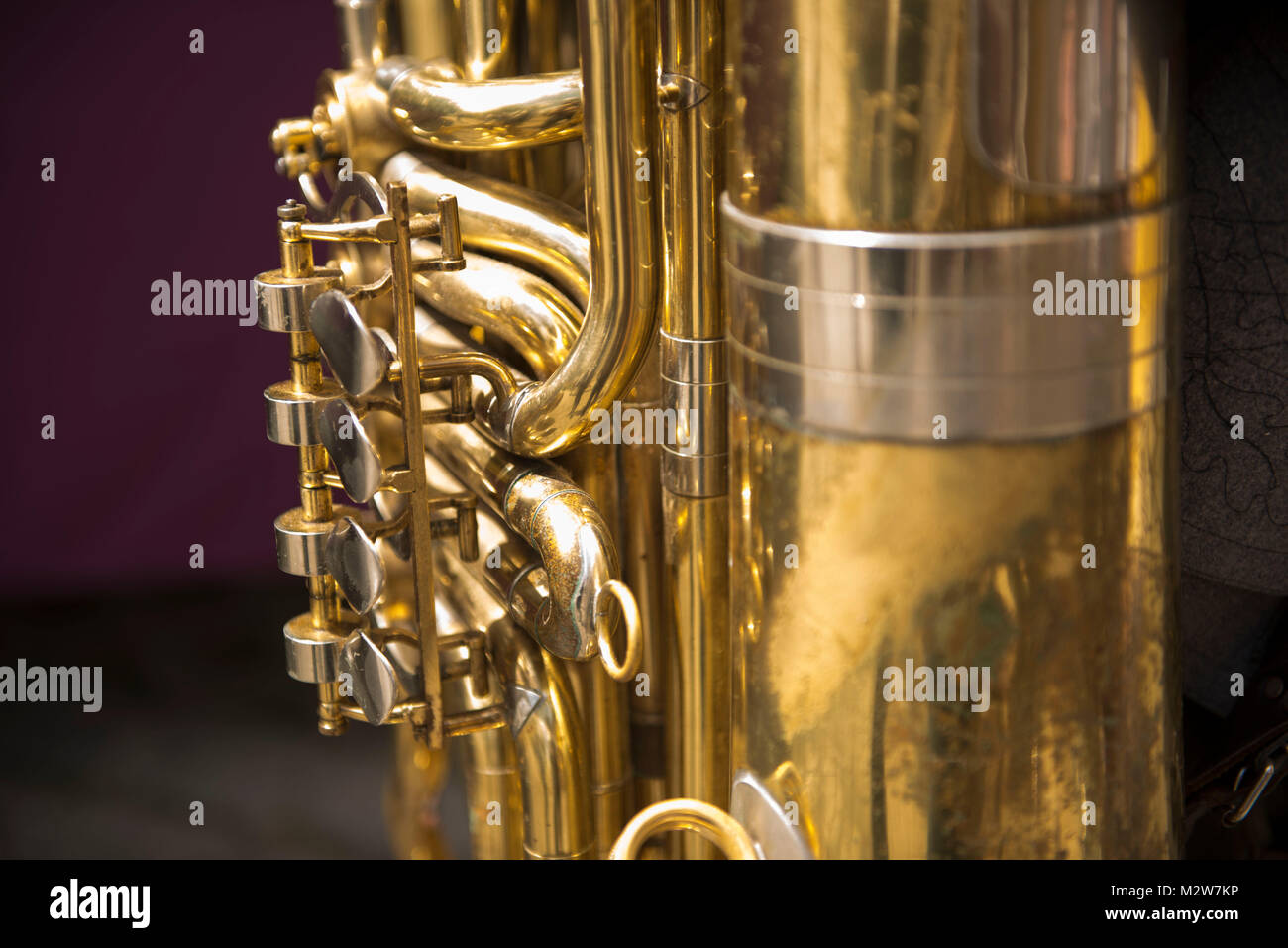 Detail of tuba hi-res stock photography and images - Alamy