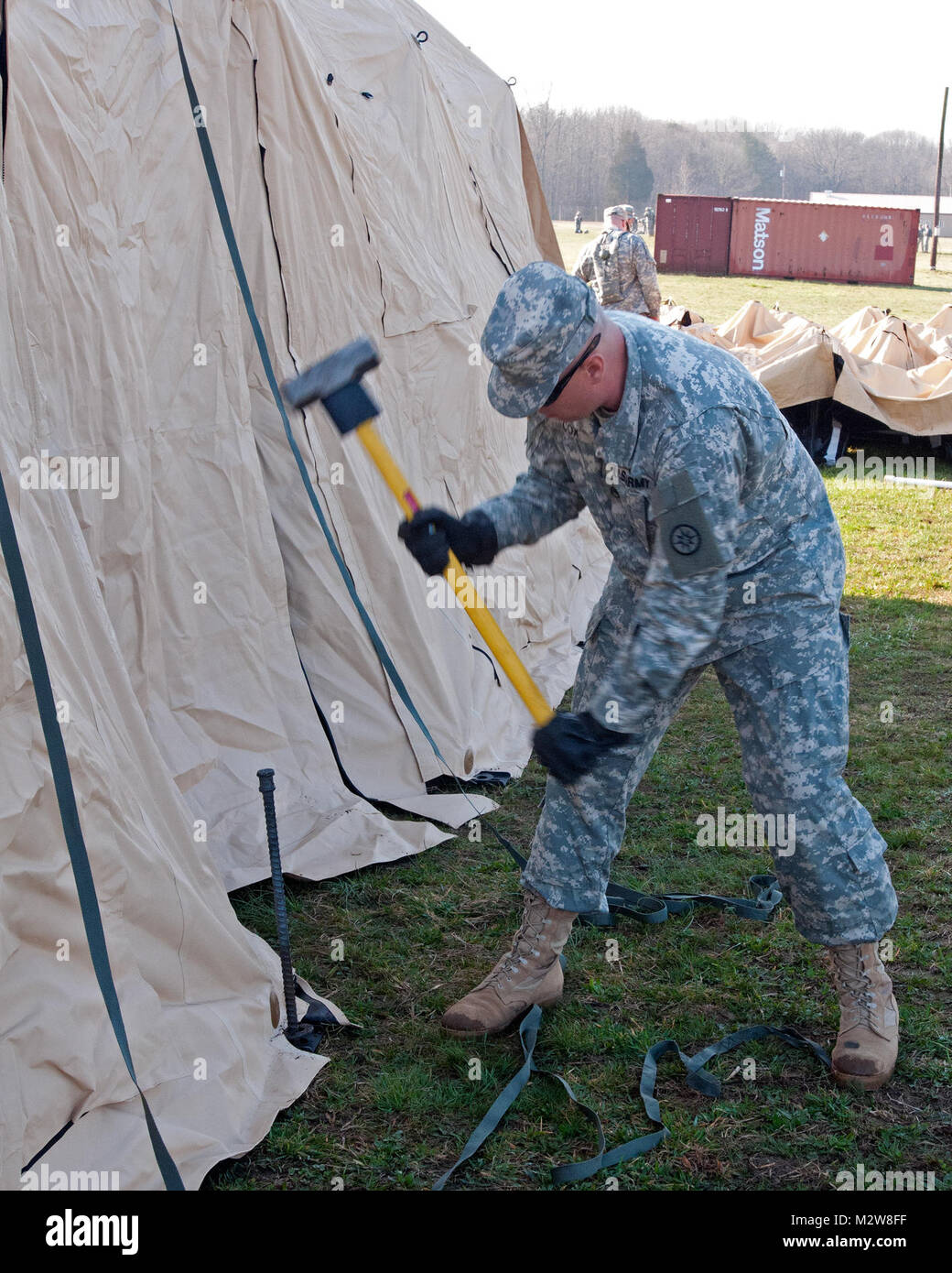 Staff Sgt. Kimbal Cox, a member of the 316th ESC and native of