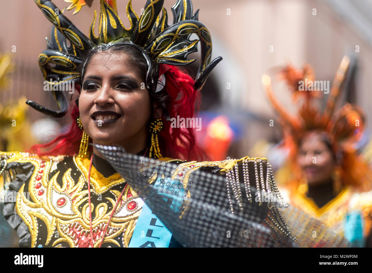 Parade of La Candelaria, tradition of Puno, Lima, Peru Stock Photo Alamy