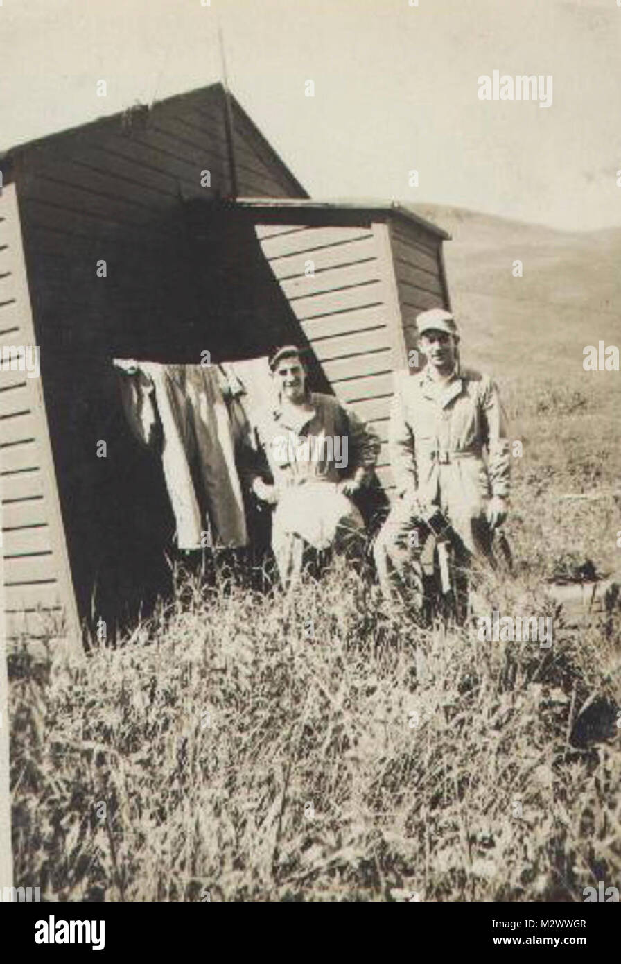World War Two, black and white photo of soldiers in countryside Stock ...
