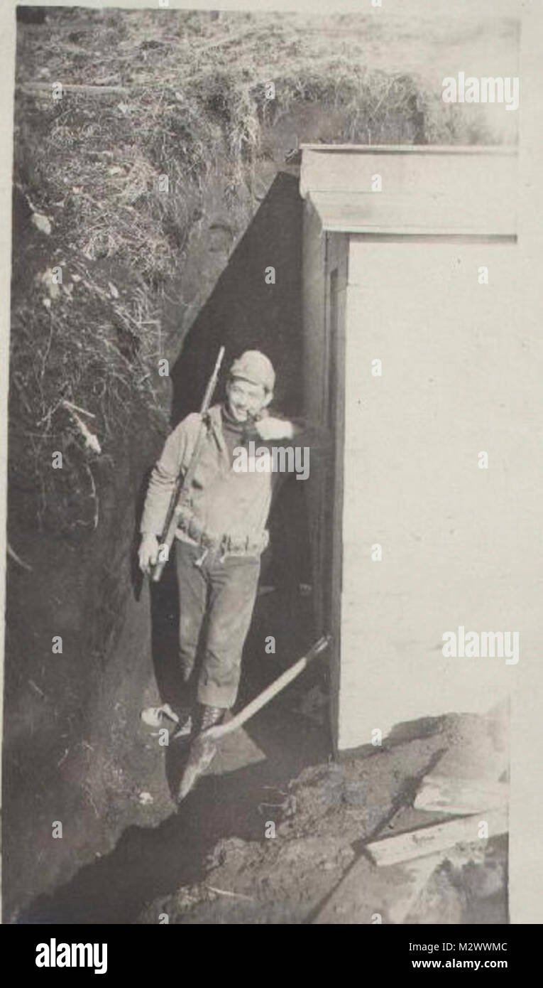 World War Two, black and white photo of soldiers in countryside Stock ...