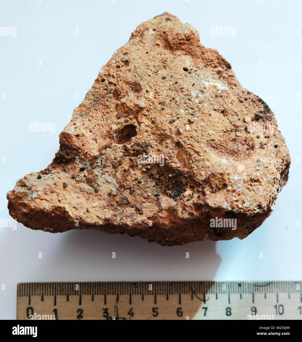 Sandstone geological sample Stock Photo