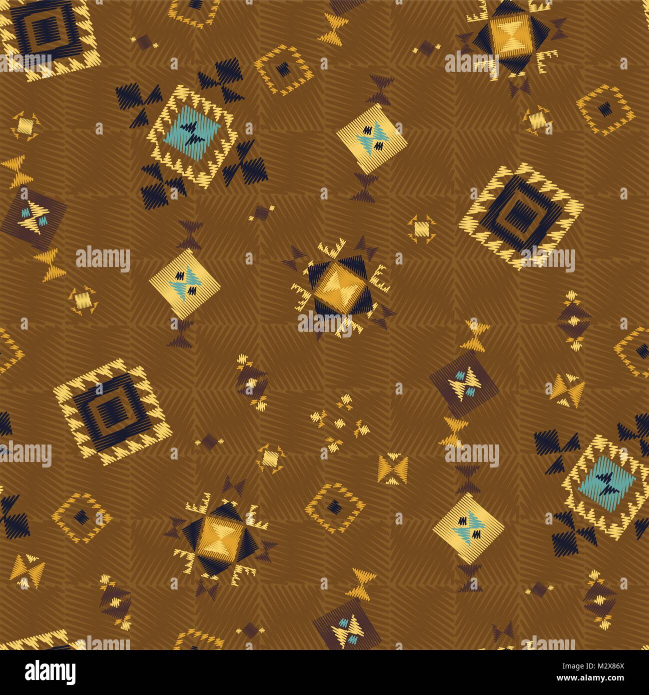 Geometric ethnic seamless pattern Stock Vector Image & Art - Alamy